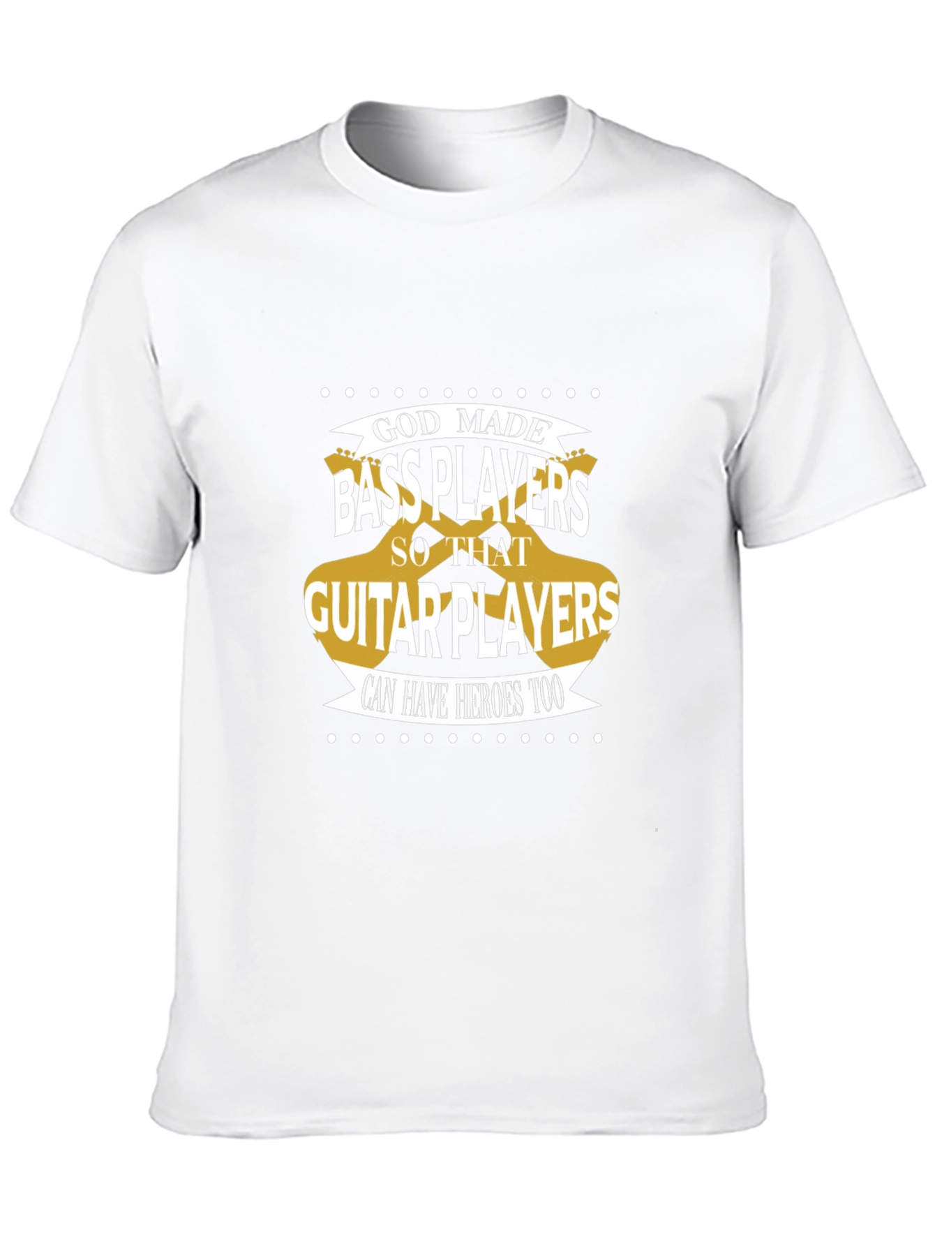 Bass Players T-Shirt: Guitar Hero Support