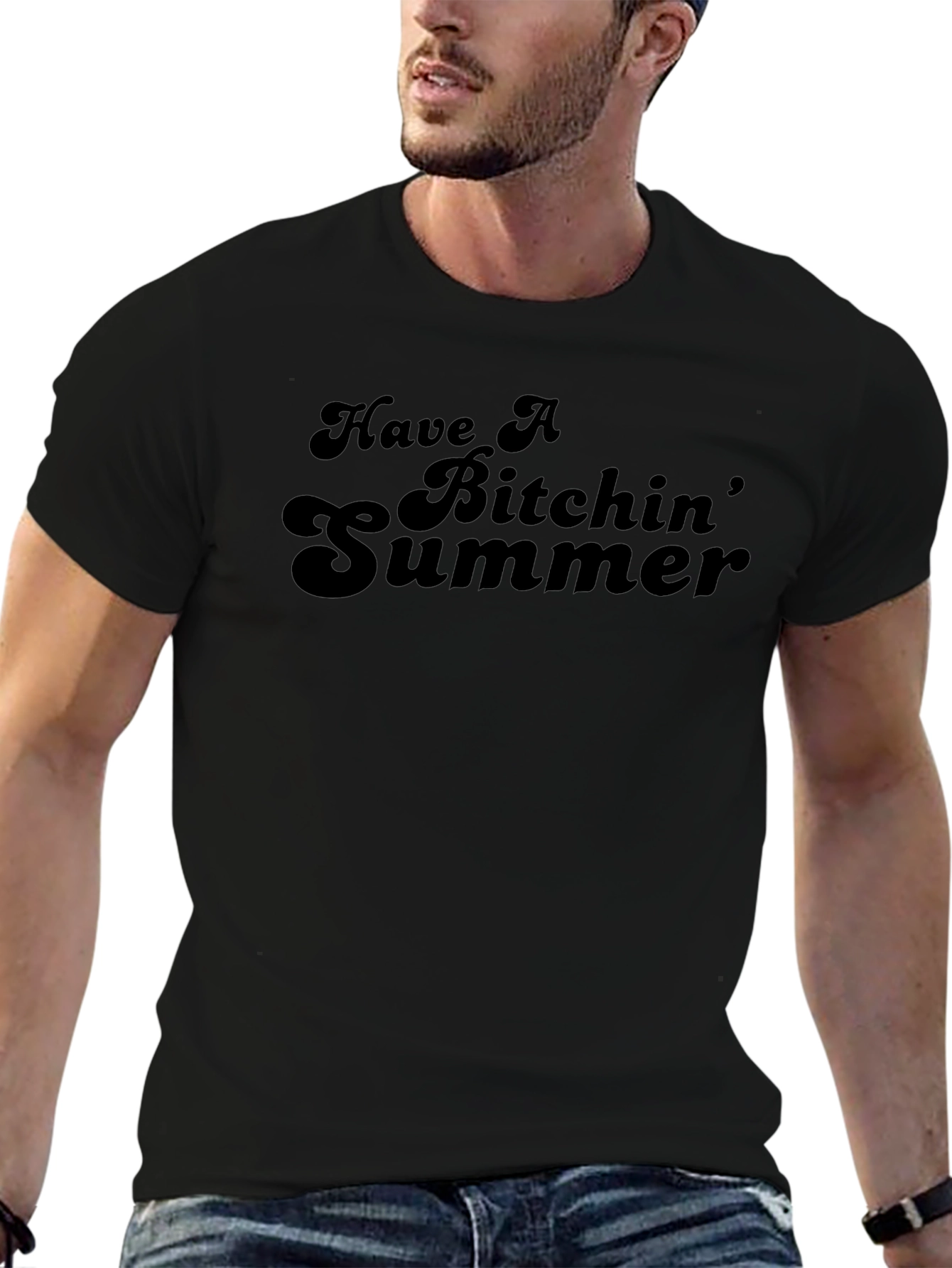 Bitchin Summer Black T-Shirt
