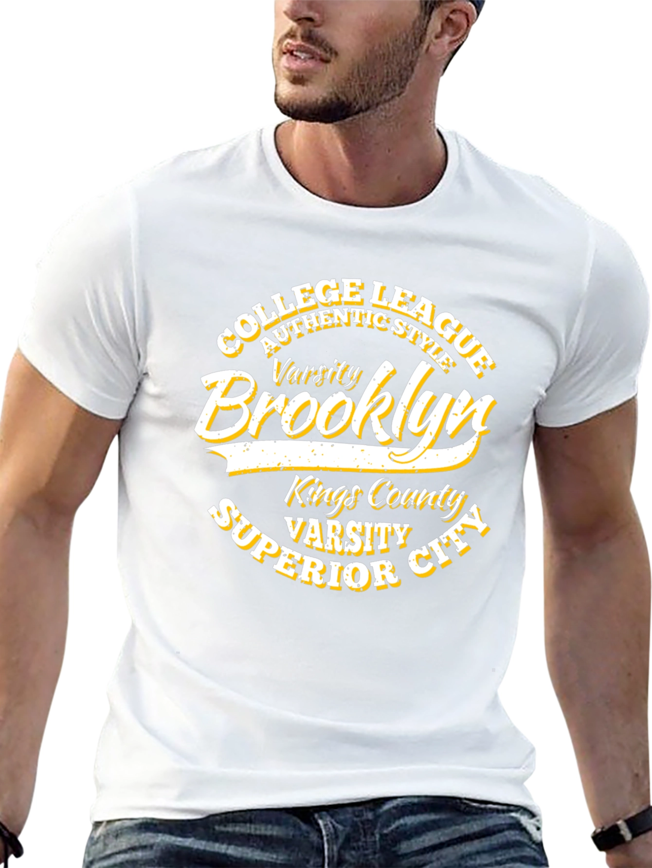 Brooklyn Varsity College League Black T-Shirt