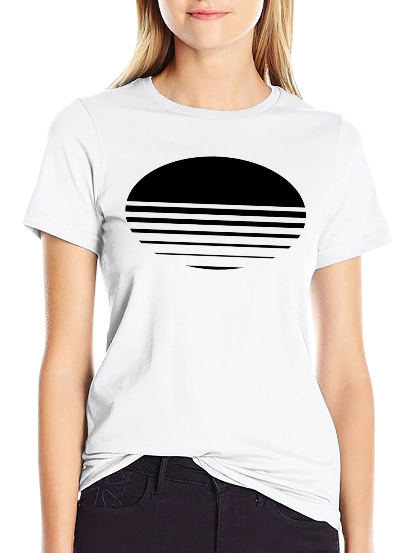 Retro Sunset Graphic T-Shirt