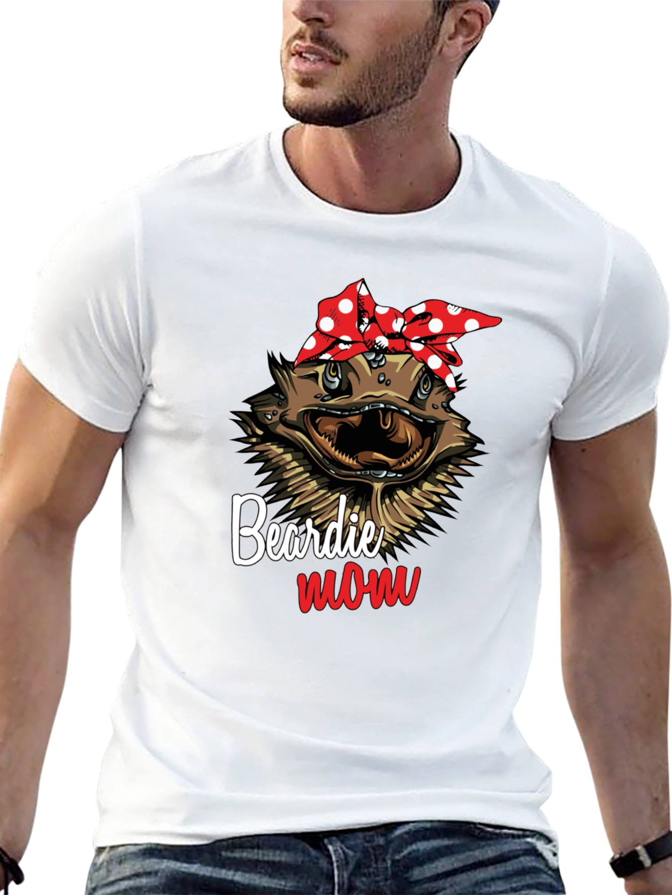 Beardie Mom T-Shirt - Reptile Lover Tee