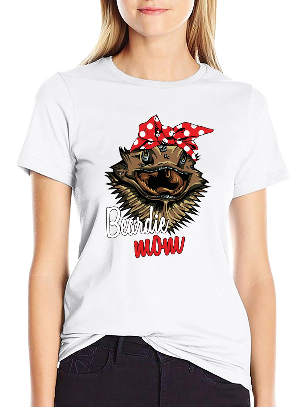 Beardie Mom T-Shirt - Reptile Lover Tee