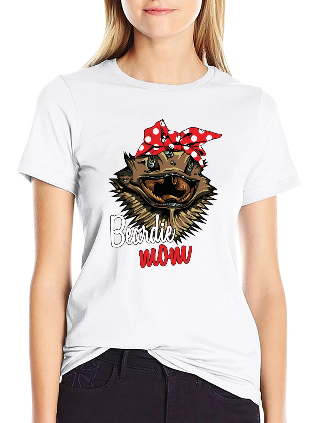 Beardie Mom T-Shirt - Reptile Lover Tee