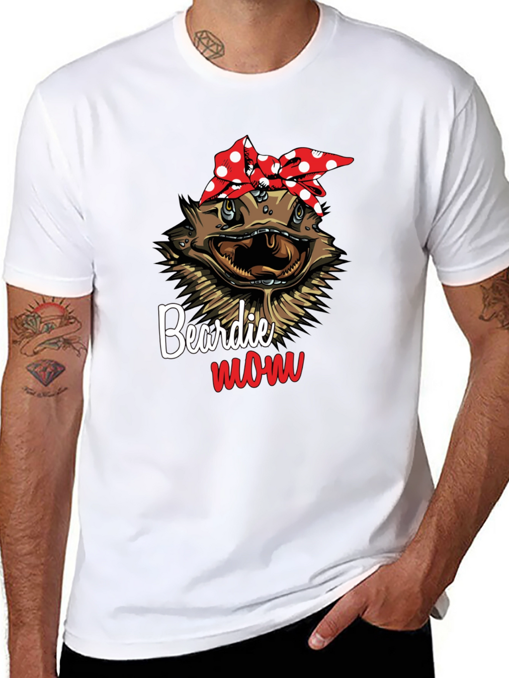 Beardie Mom T-Shirt - Reptile Lover Tee