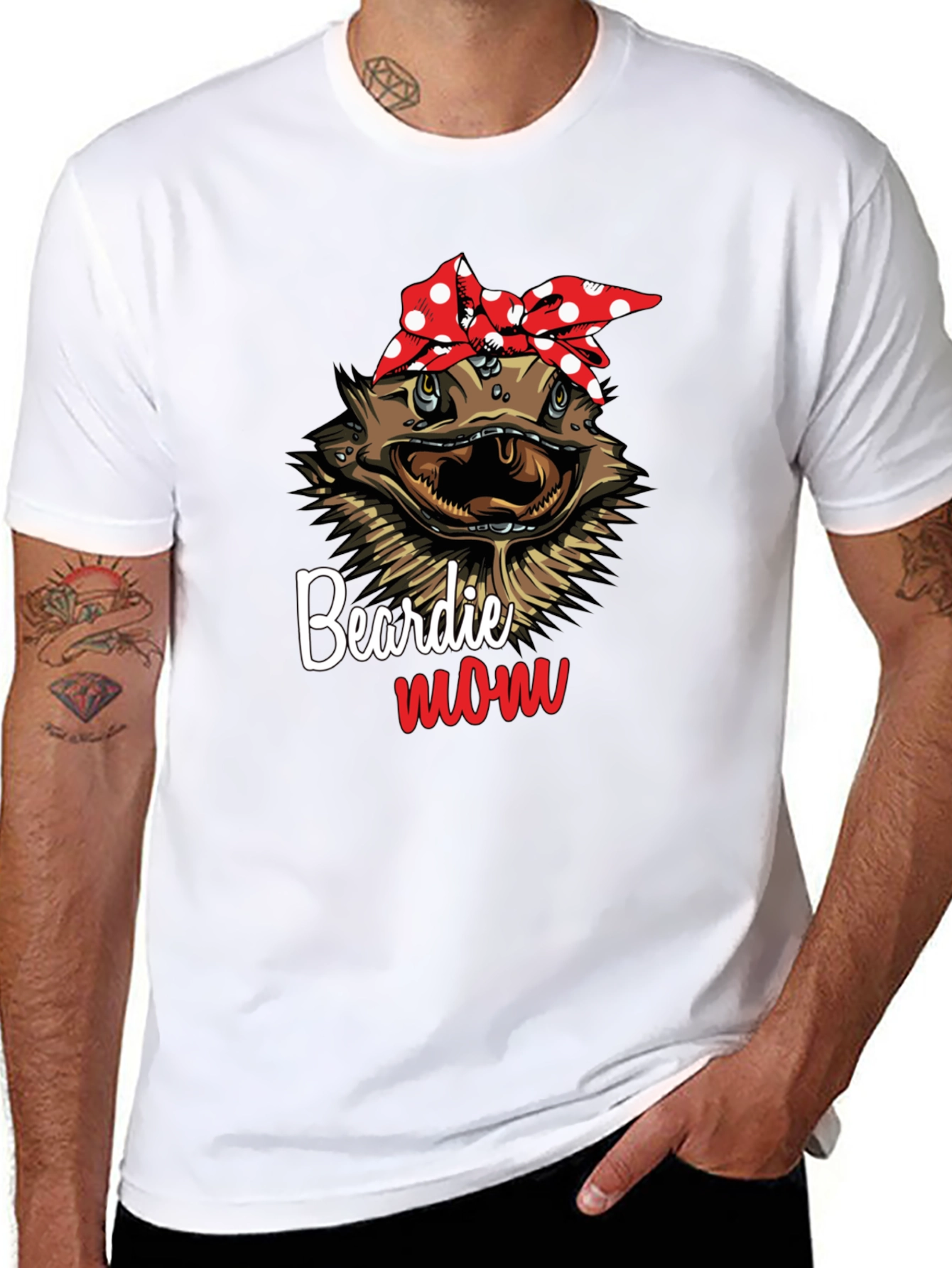 Beardie Mom T-Shirt - Reptile Lover Tee