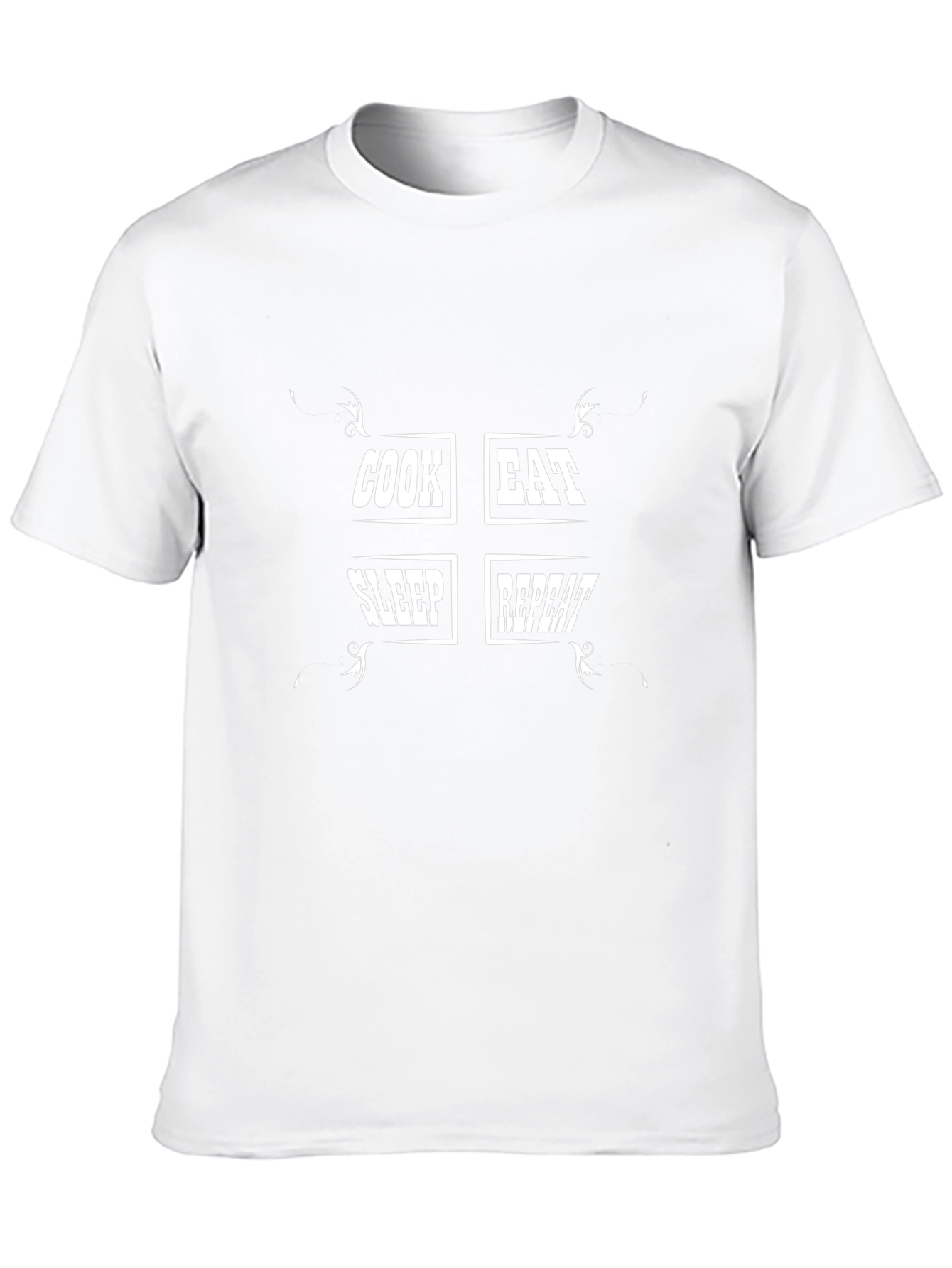 Cook Eat Sleep Repeat Graphic Tee