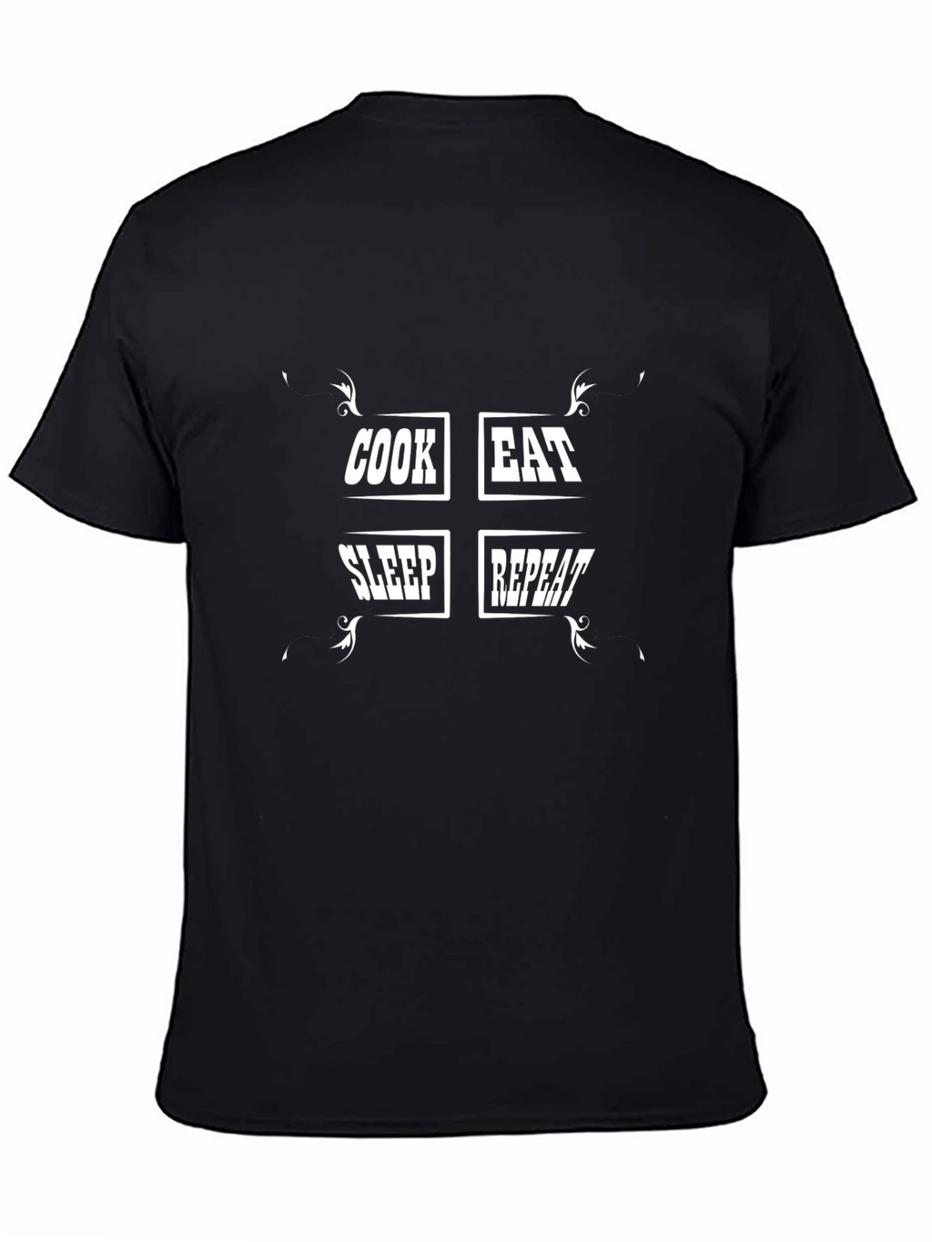 Cook Eat Sleep Repeat Graphic Tee