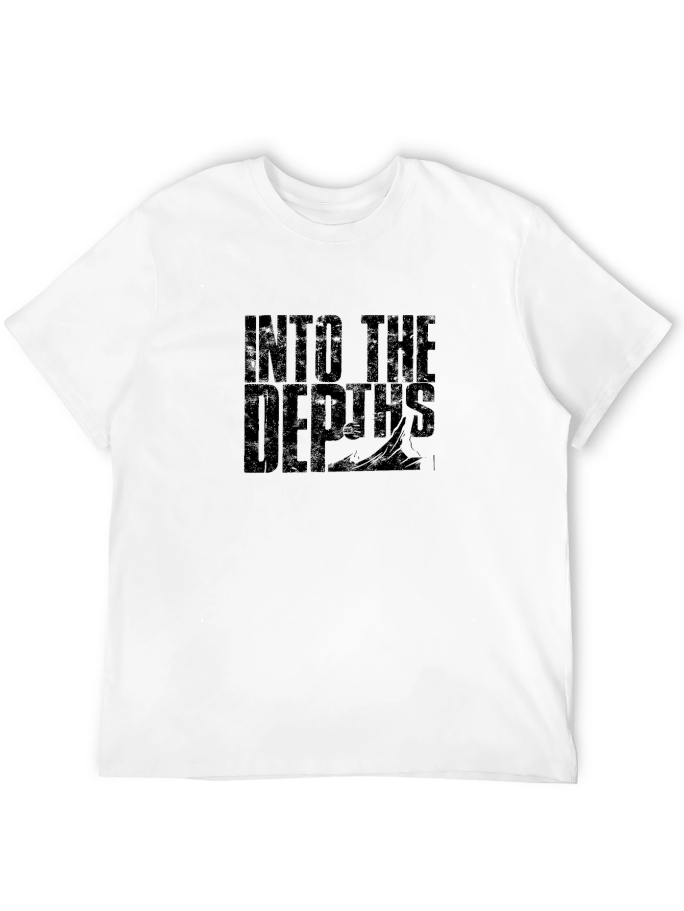 Into the Depths Graphic T-Shirt - Premium Black Tee
