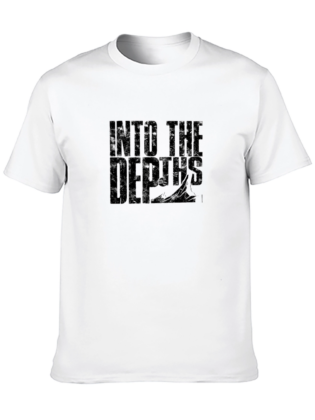 Into the Depths Graphic T-Shirt - Premium Black Tee