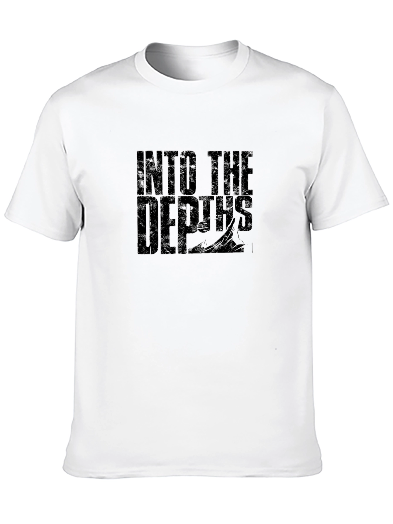 Into the Depths Graphic T-Shirt - Premium Black Tee