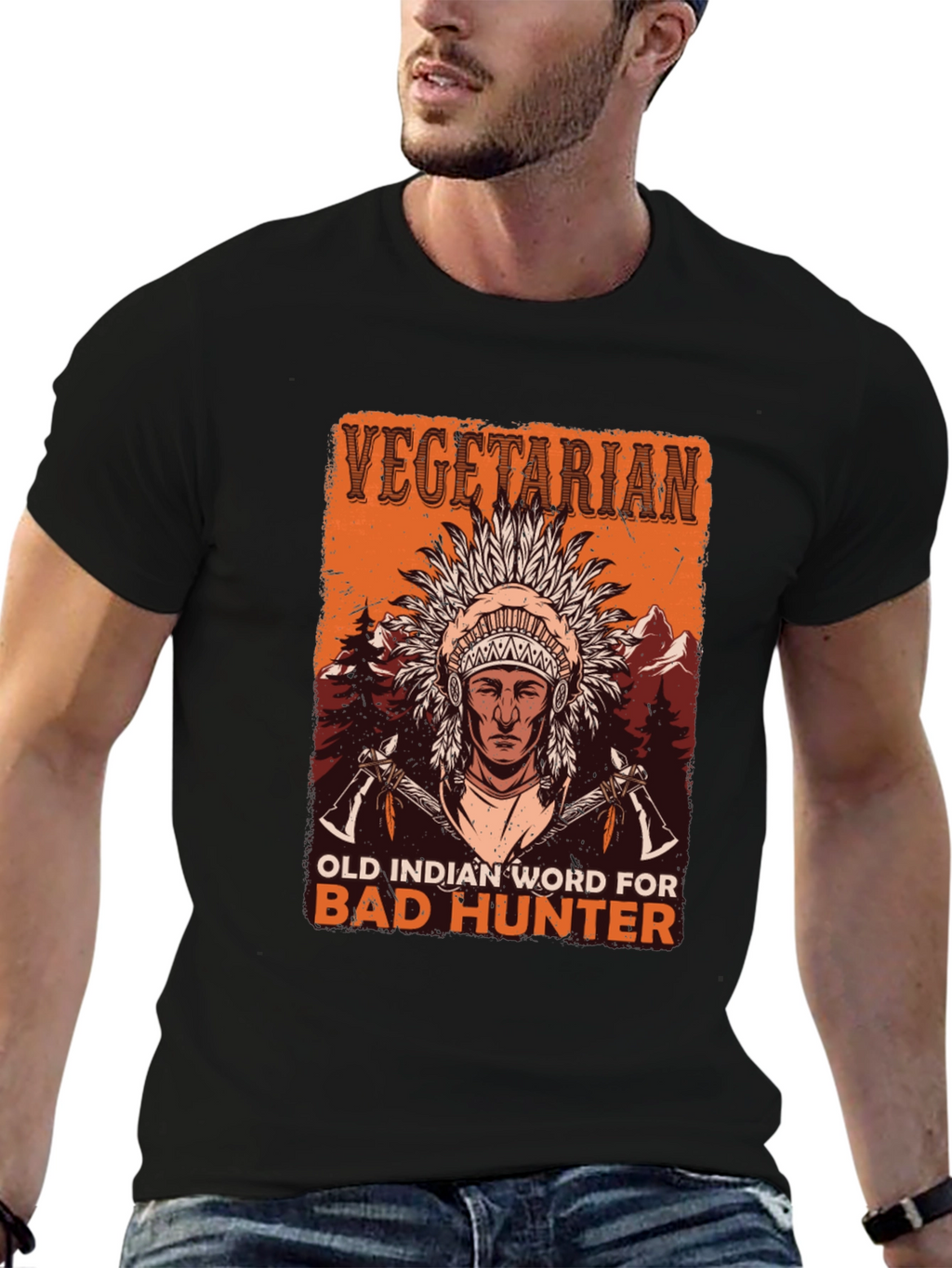 Vegetarian Bad Hunter T-Shirt
