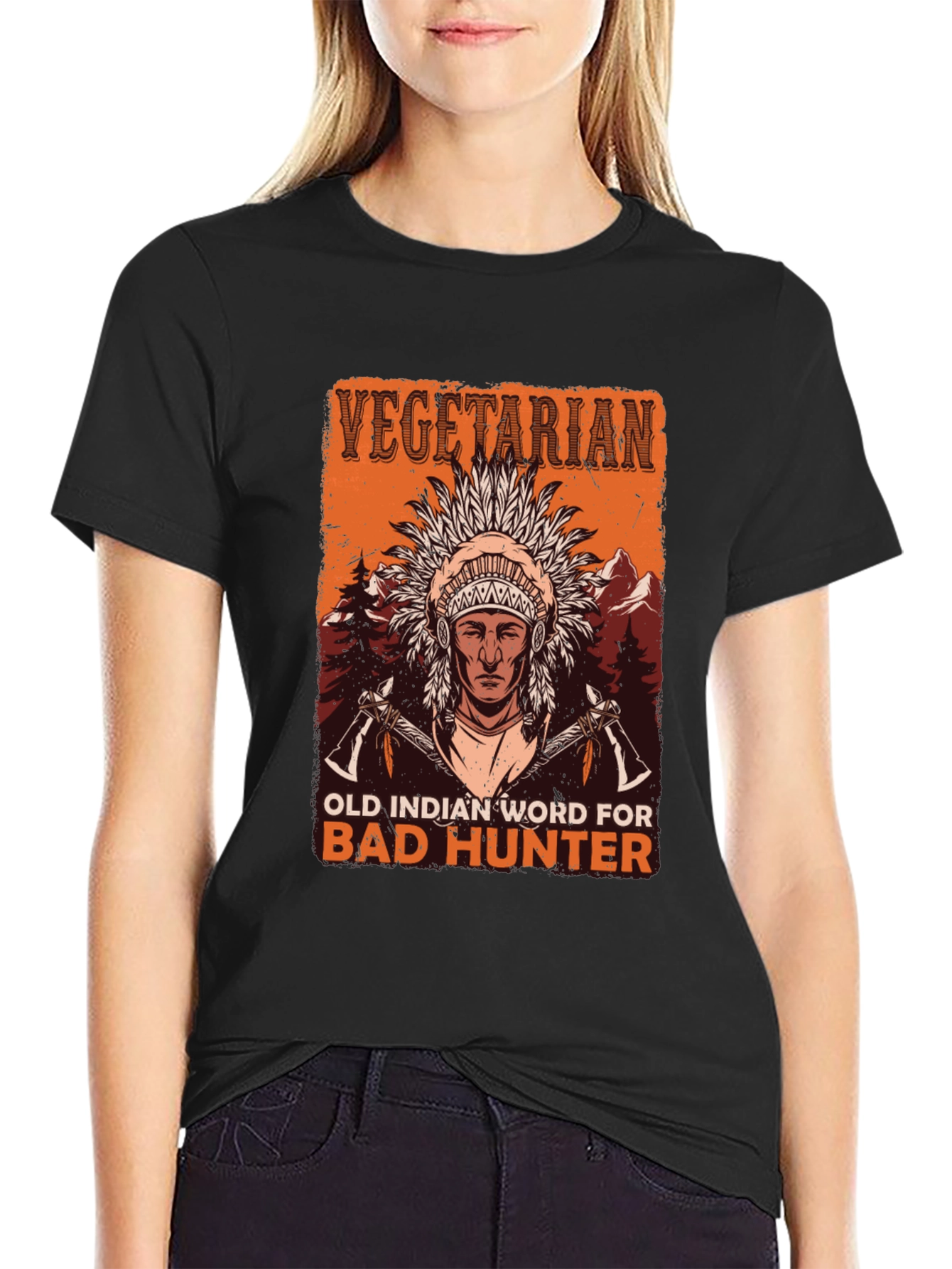 Vegetarian Bad Hunter T-Shirt