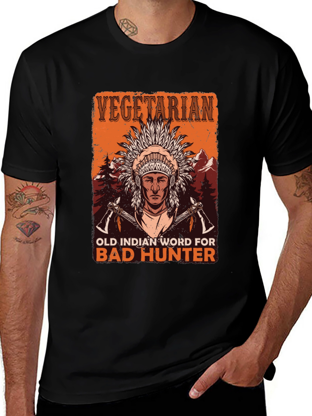 Vegetarian Bad Hunter T-Shirt
