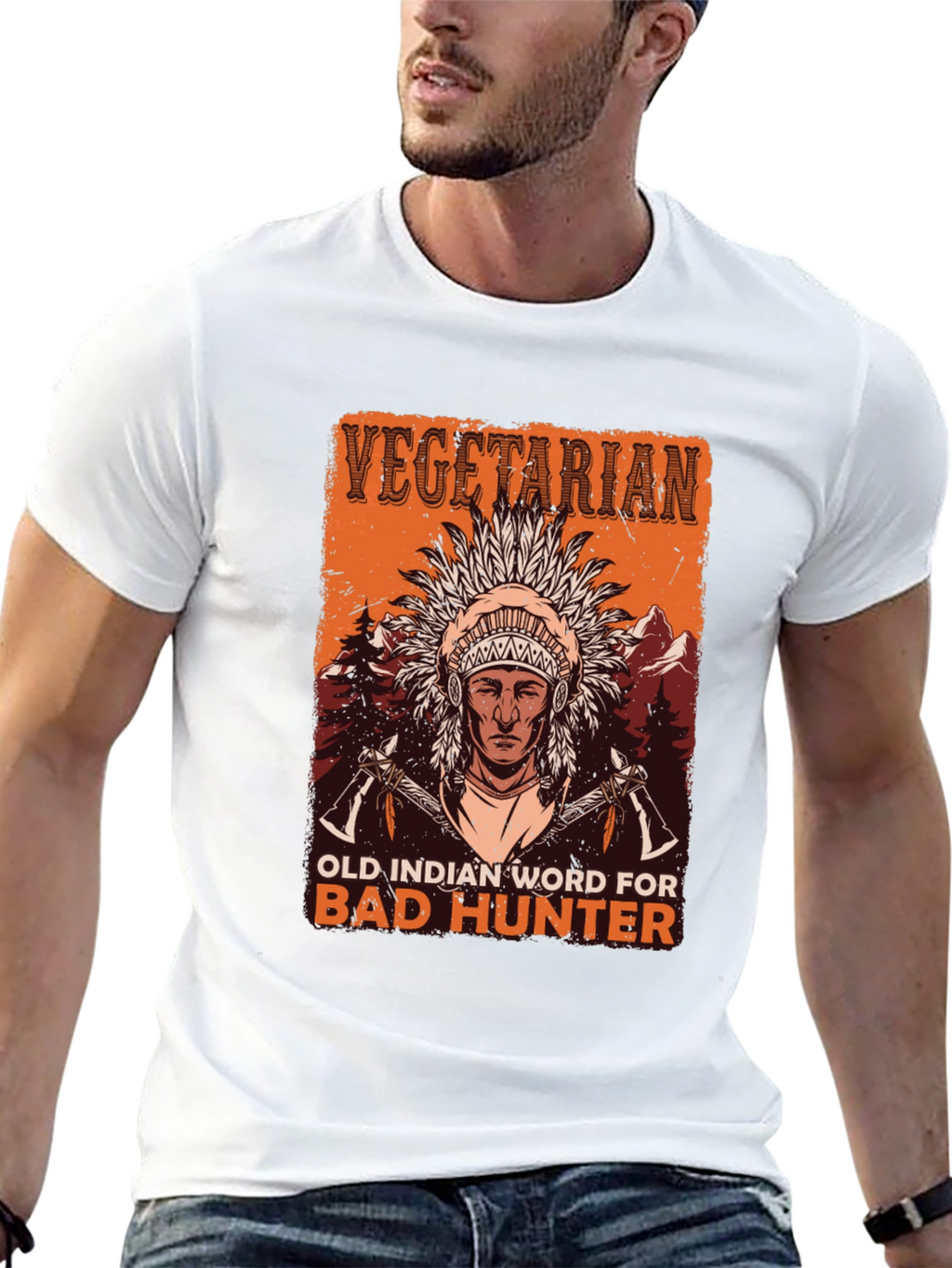 Vegetarian Bad Hunter T-Shirt
