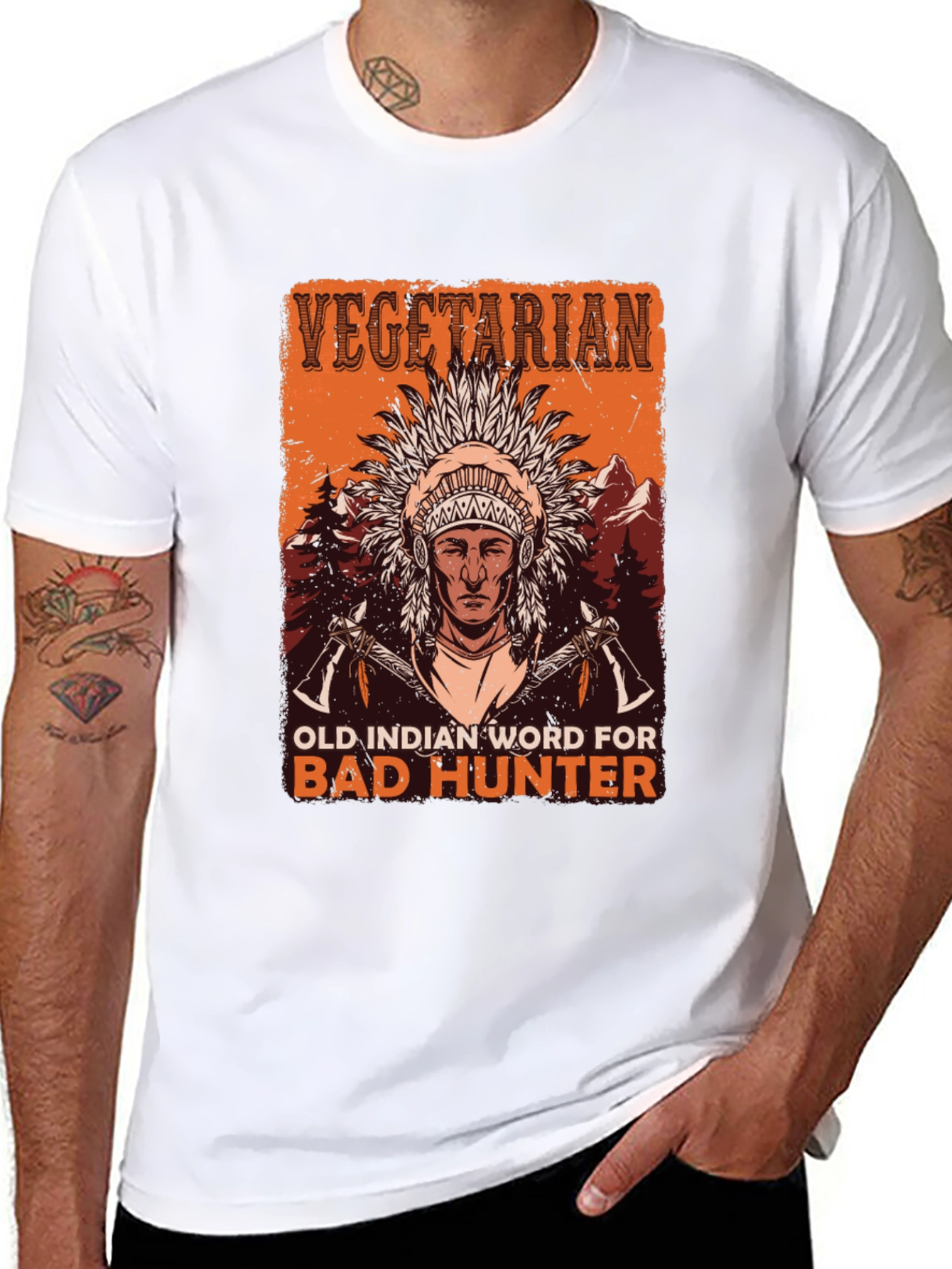 Vegetarian Bad Hunter T-Shirt