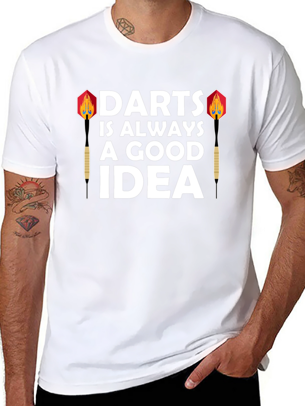 Darts is Always a Good Idea Graphic Tee