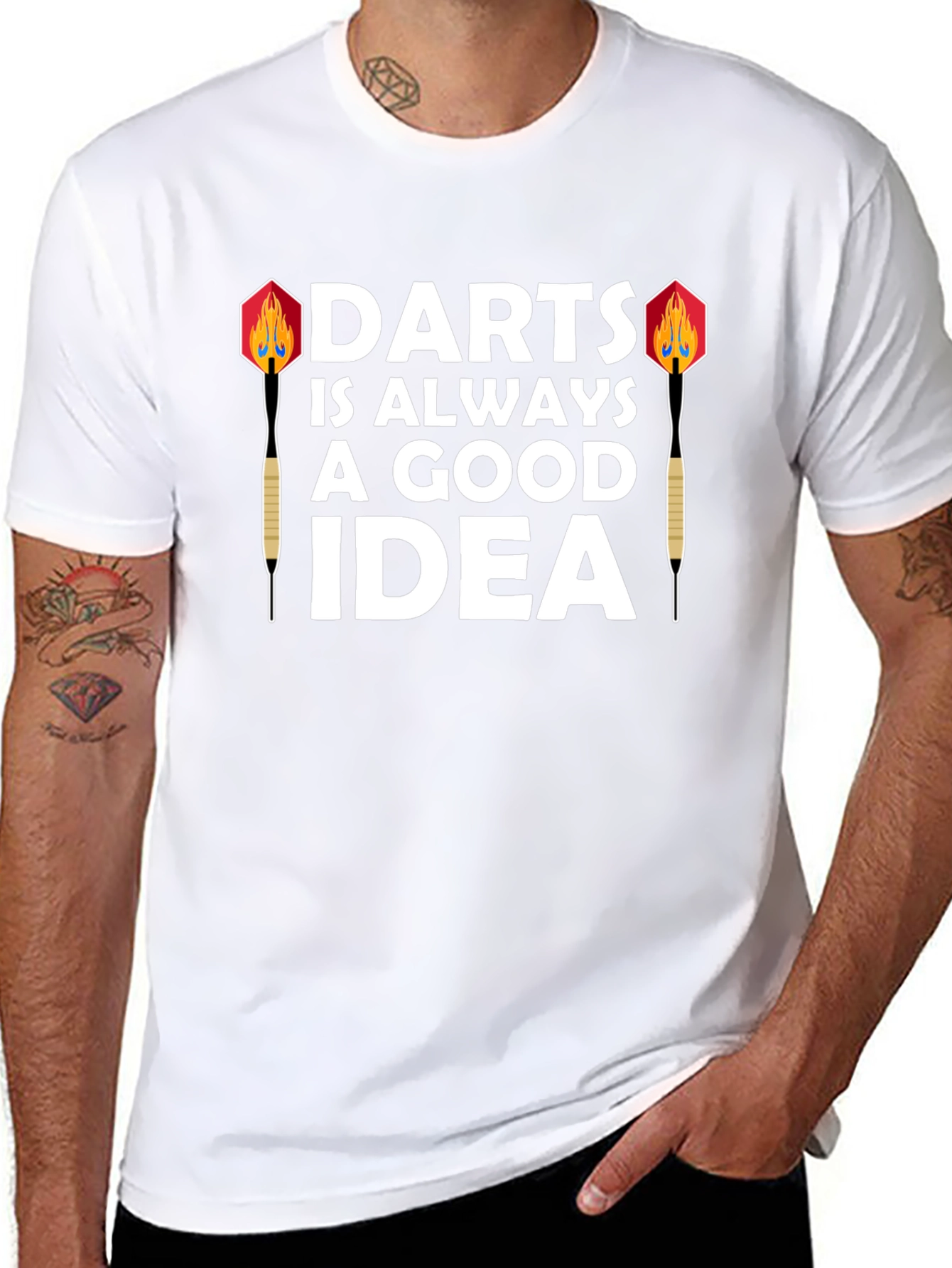 Darts is Always a Good Idea Graphic Tee