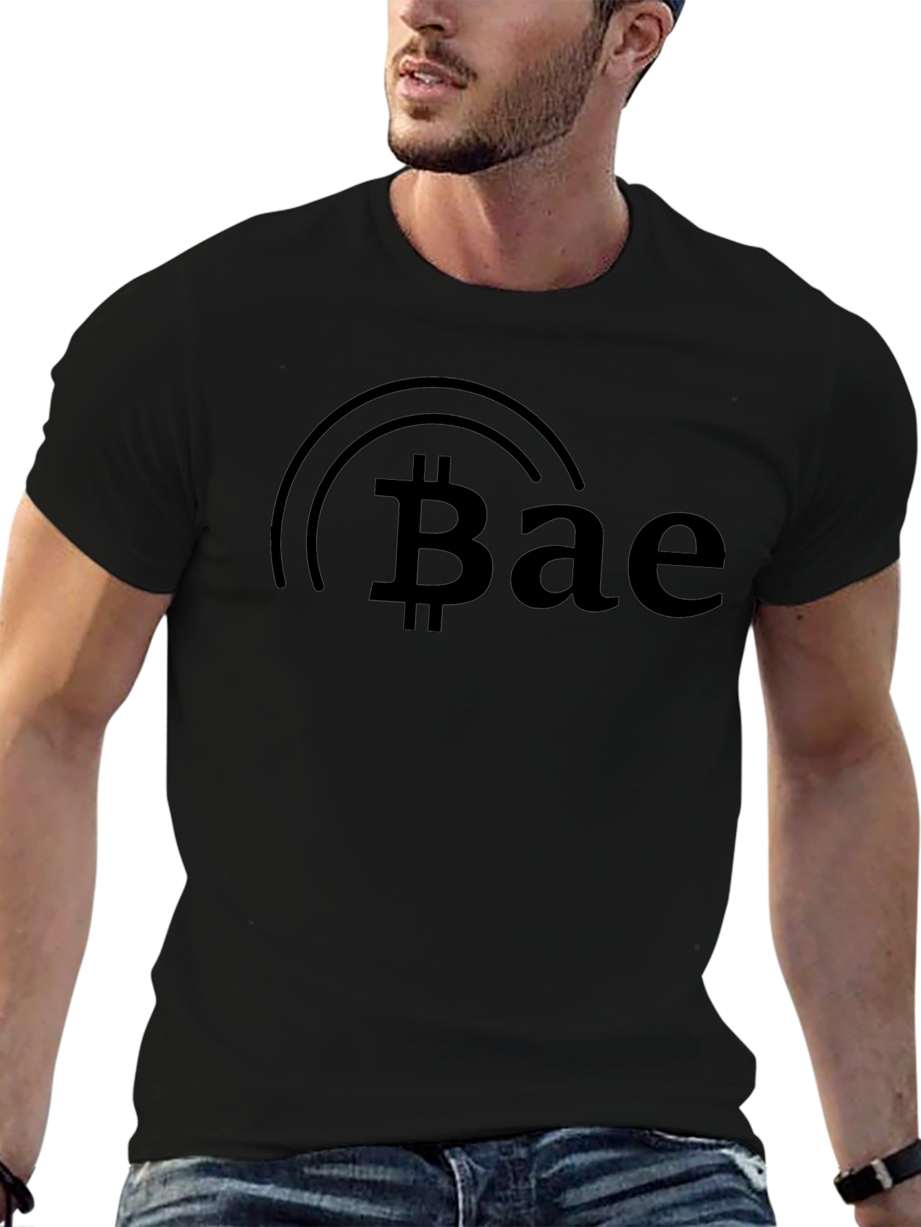 Bitcoin Bae Black Tee - Crypto Lover Gift