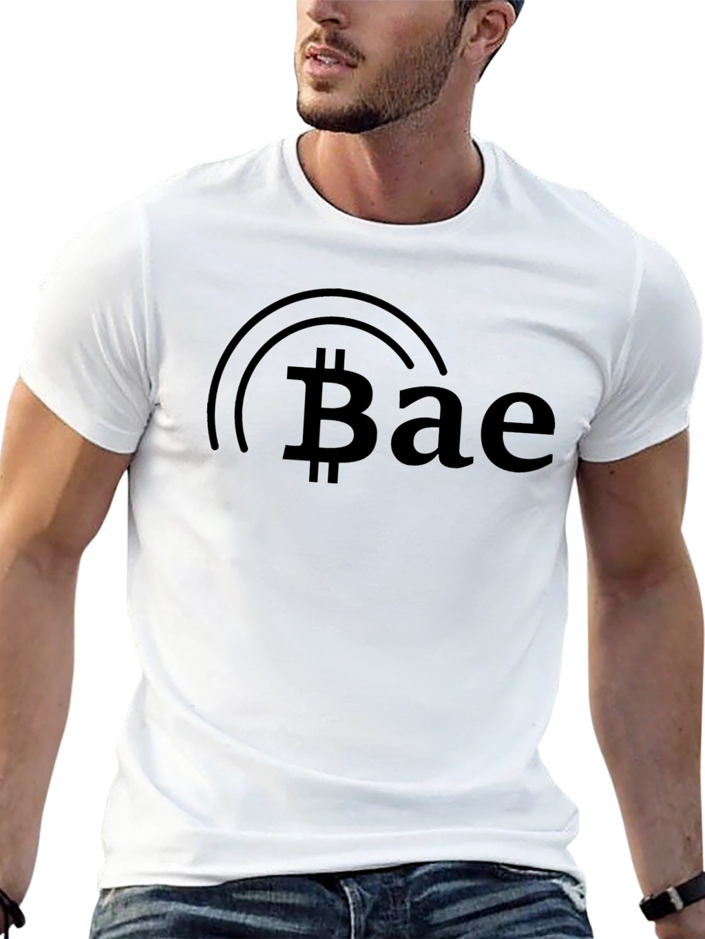 Bitcoin Bae Black Tee - Crypto Lover Gift