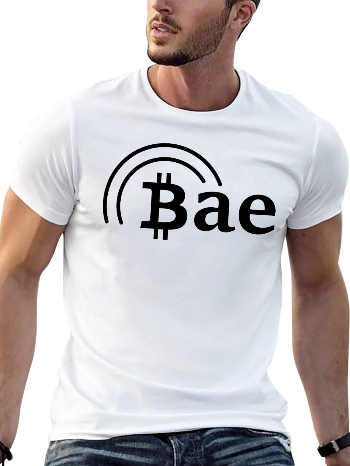 Bitcoin Bae Black Tee - Crypto Lover Gift