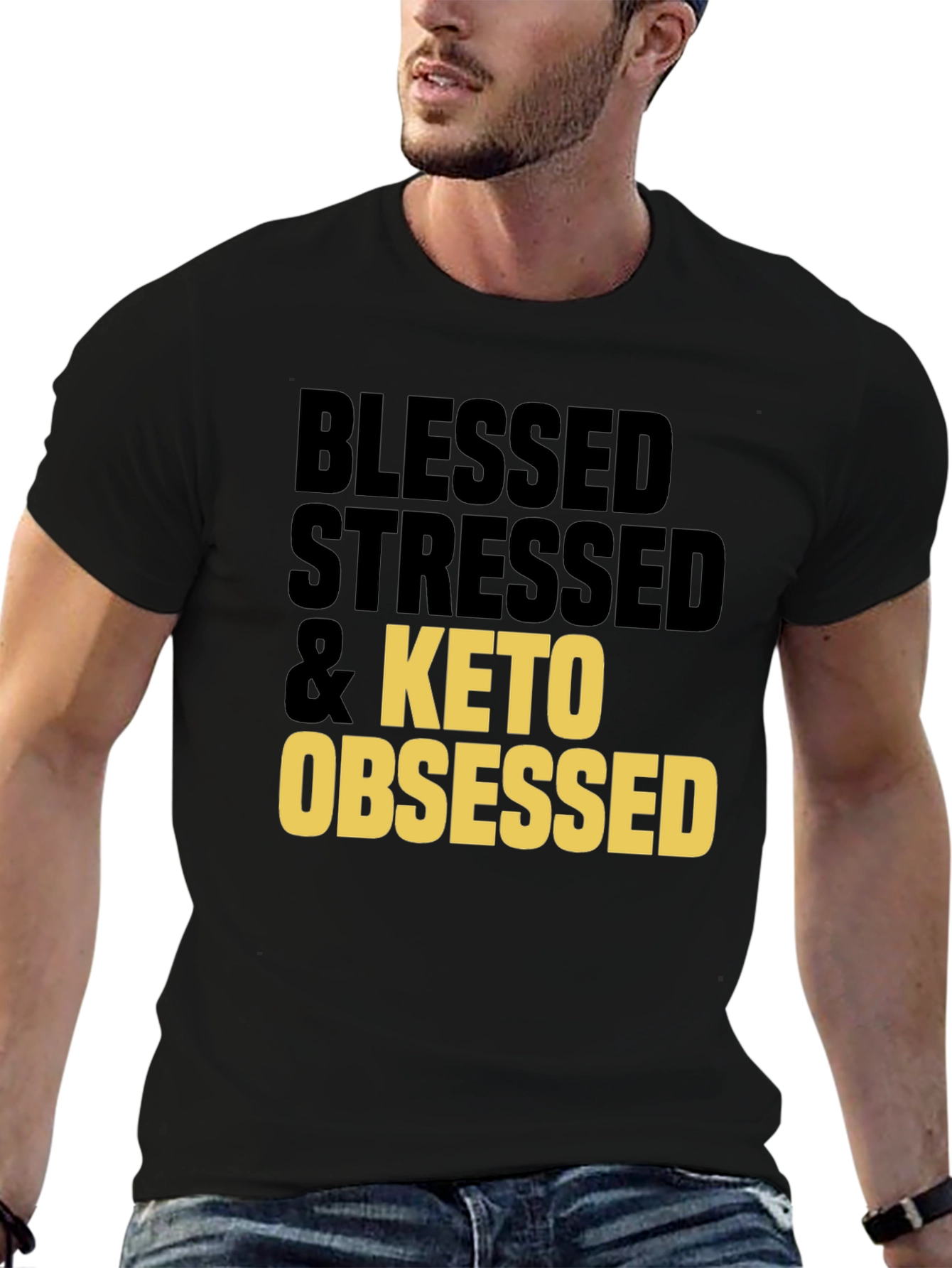 Blessed Stressed & Keto Obsessed T-Shirt