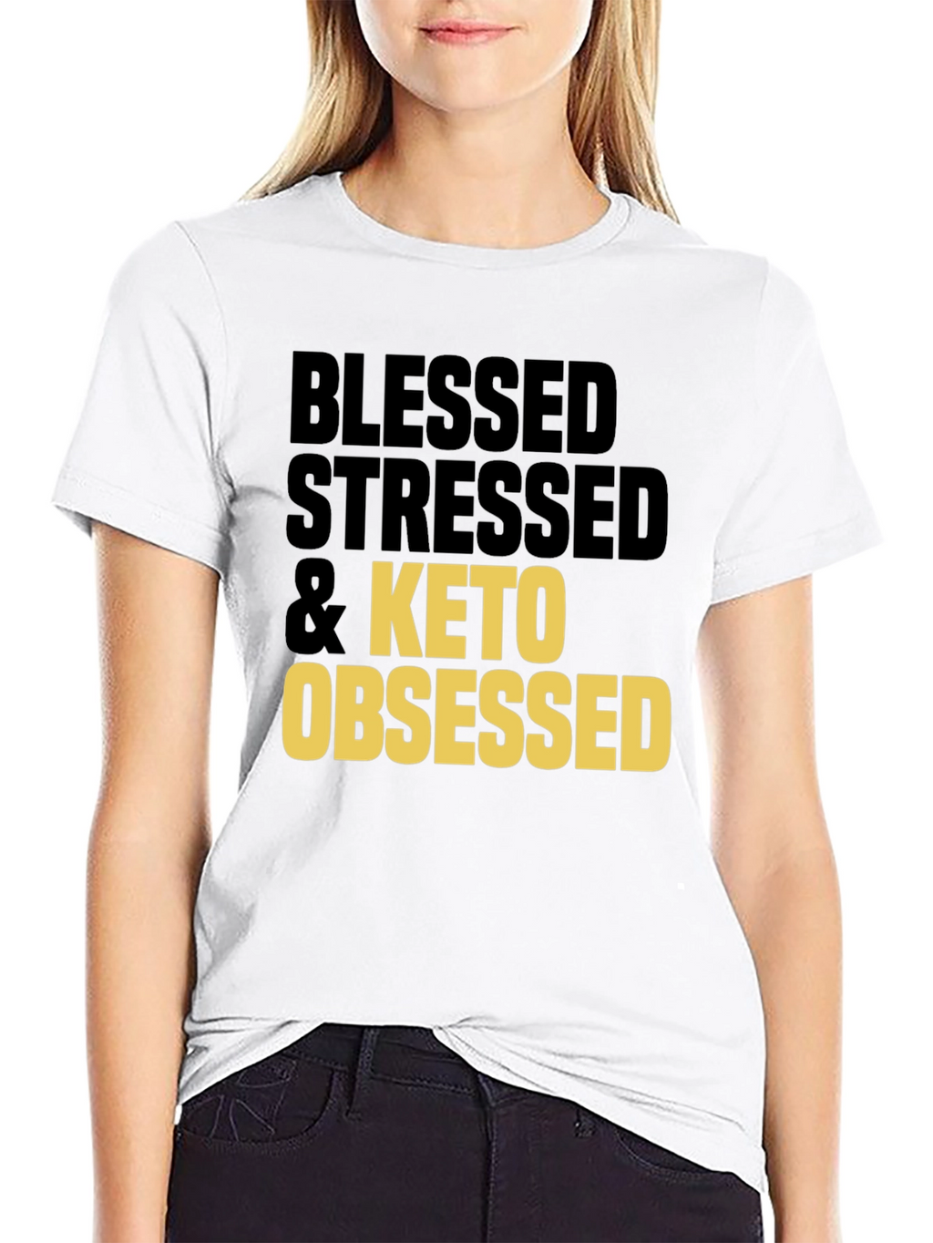 Blessed Stressed & Keto Obsessed T-Shirt