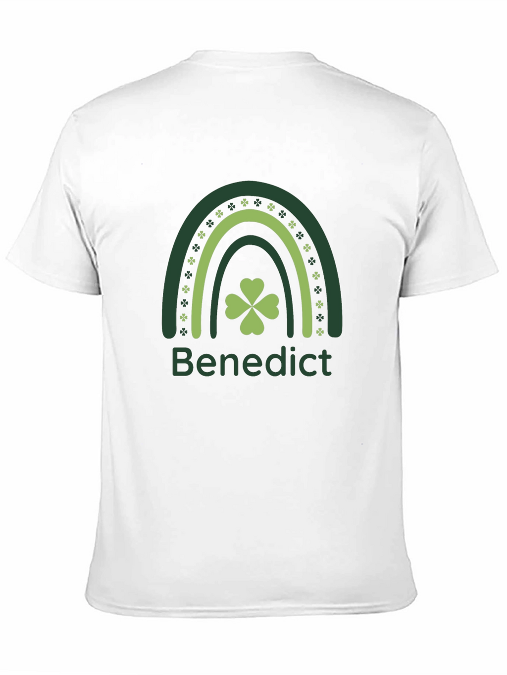 St Patricks Day Benedict Rainbow Shamrock T-Shirt