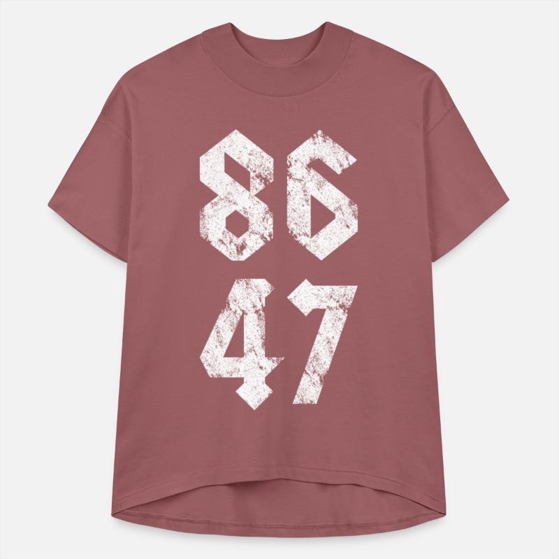 8647 Anti Trump 80s Rock Style Retro Vintage Shirt