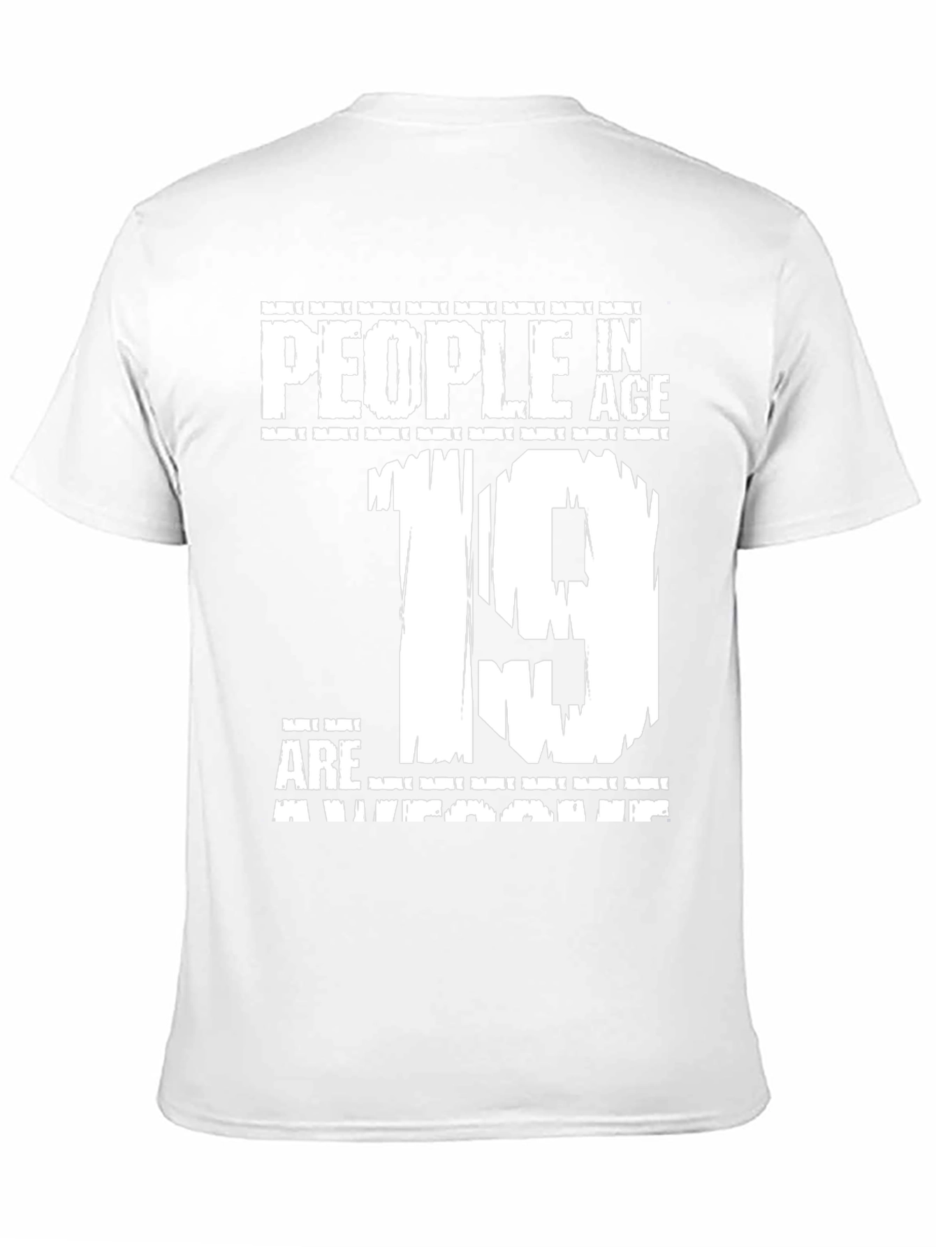 Awesome 19 Year Olds Black T-Shirt