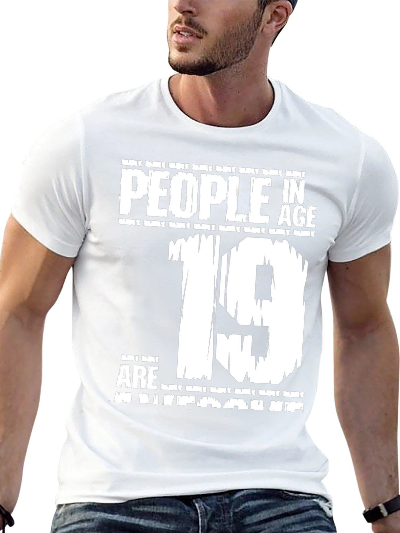 Awesome 19 Year Olds Black T-Shirt