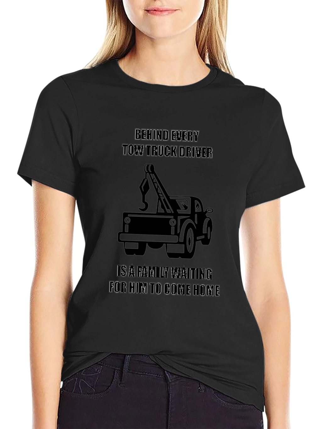 Tow Truck Driver Family Tee