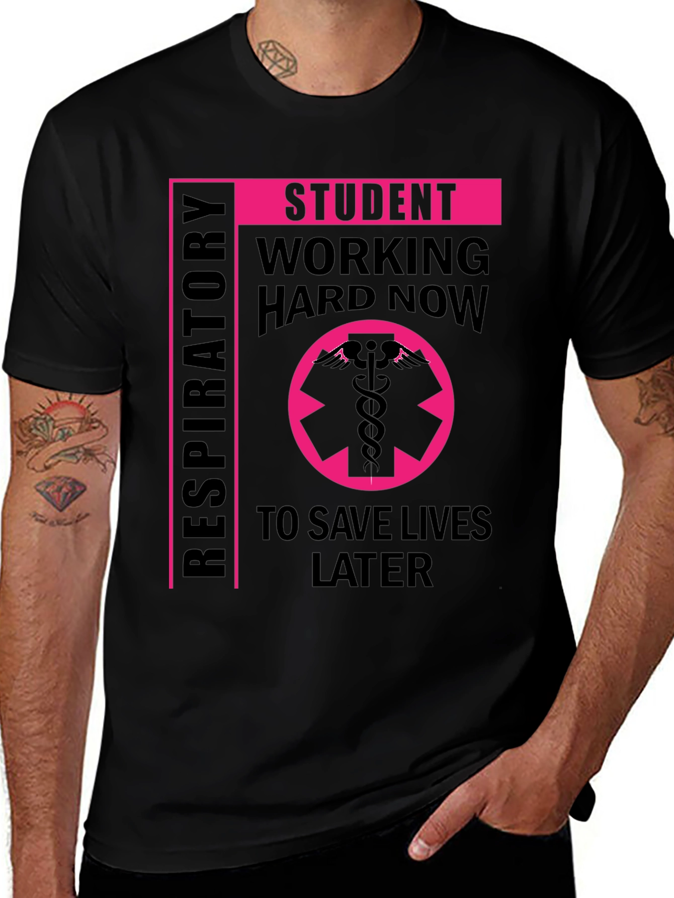 Respiratory Student T-Shirt - Save Lives