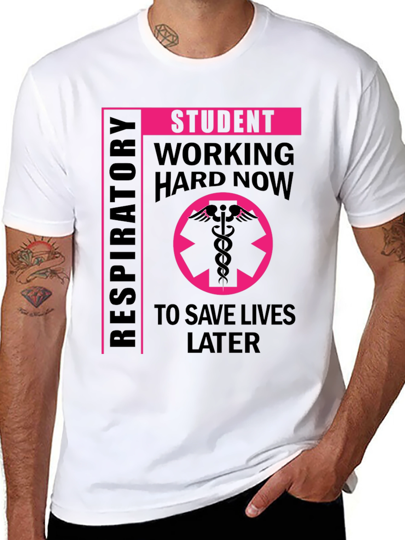 Respiratory Student T-Shirt - Save Lives
