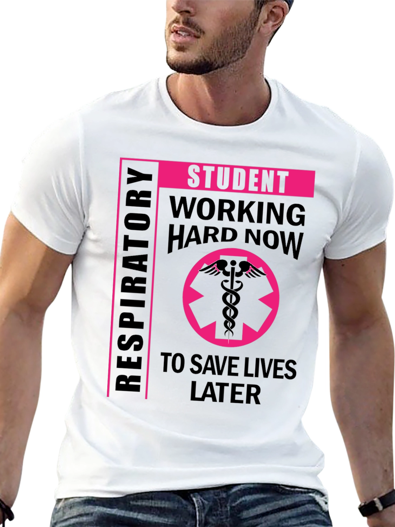 Respiratory Student T-Shirt - Save Lives