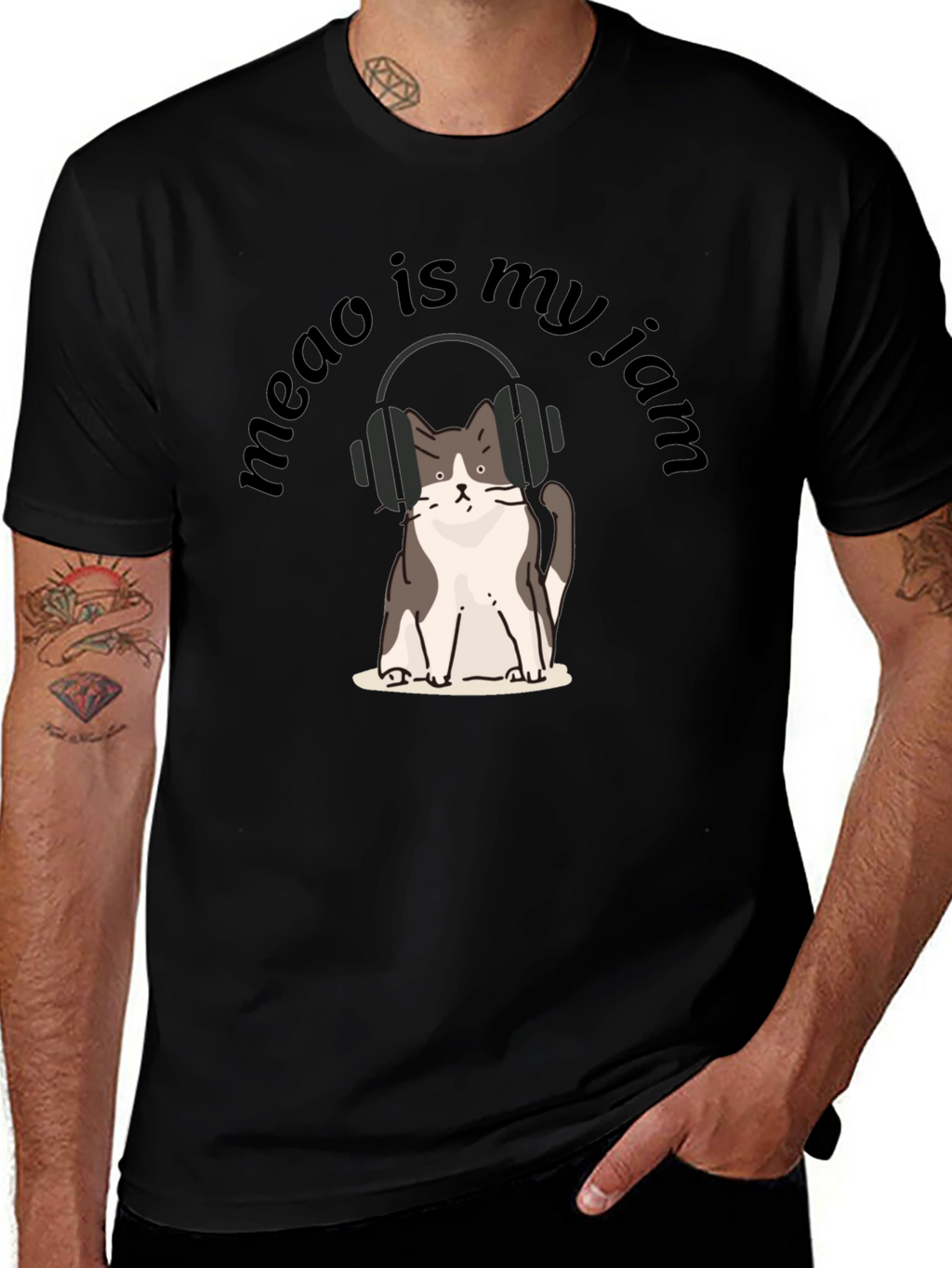 Meao is My Jam T-Shirt - Cat Lover Apparel
