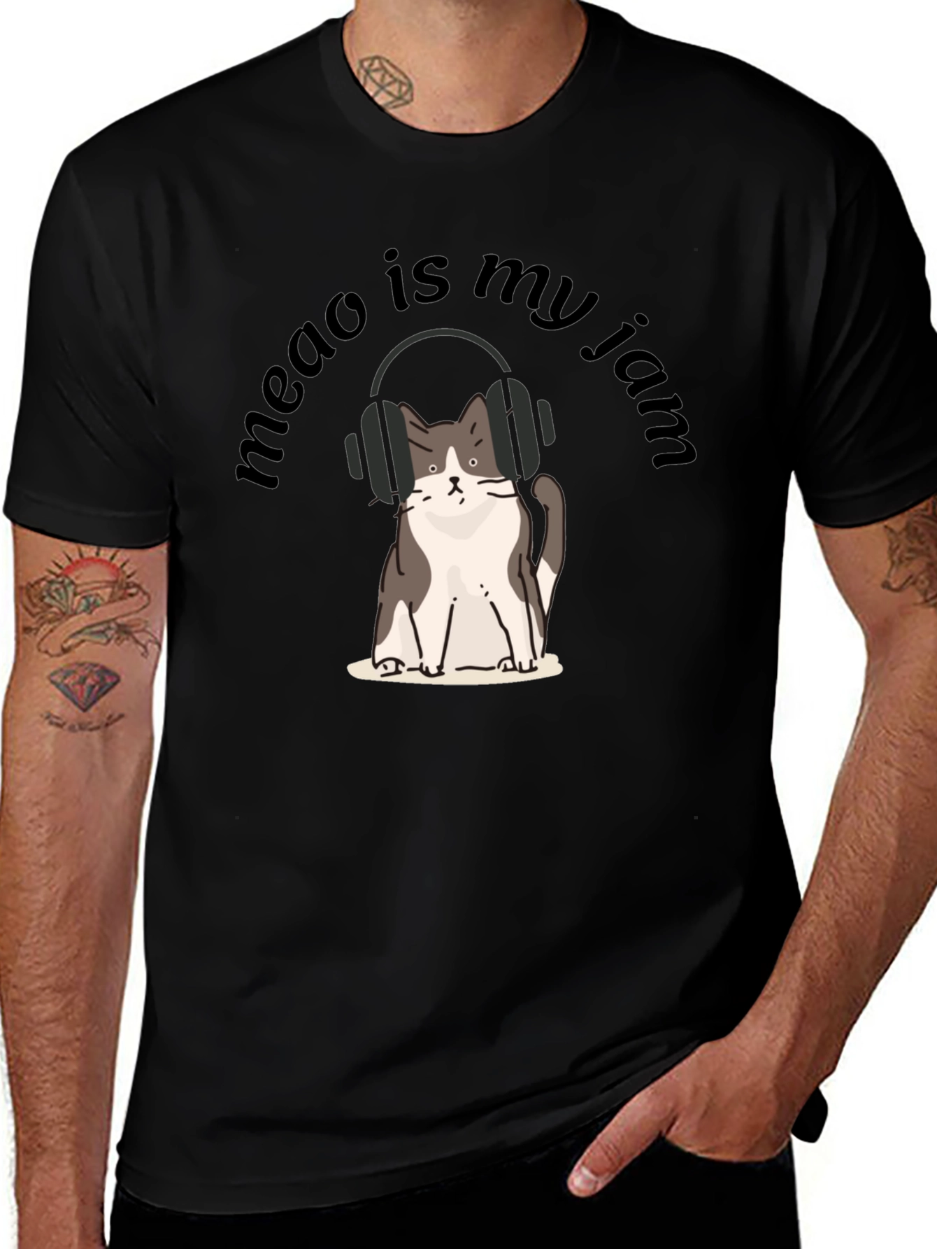 Meao is My Jam T-Shirt - Cat Lover Apparel