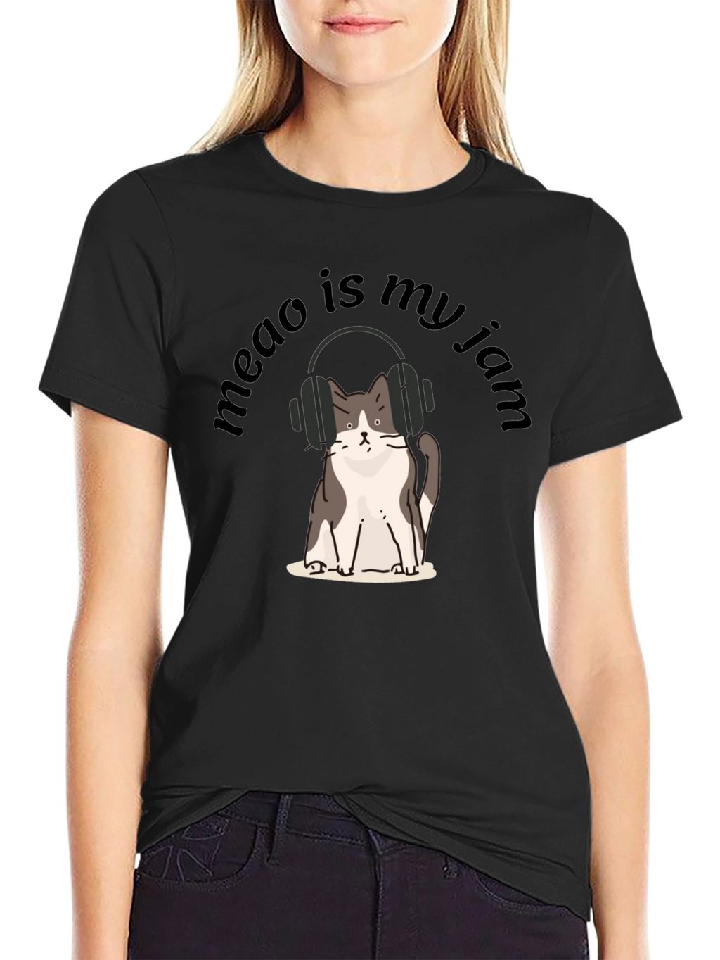 Meao is My Jam T-Shirt - Cat Lover Apparel