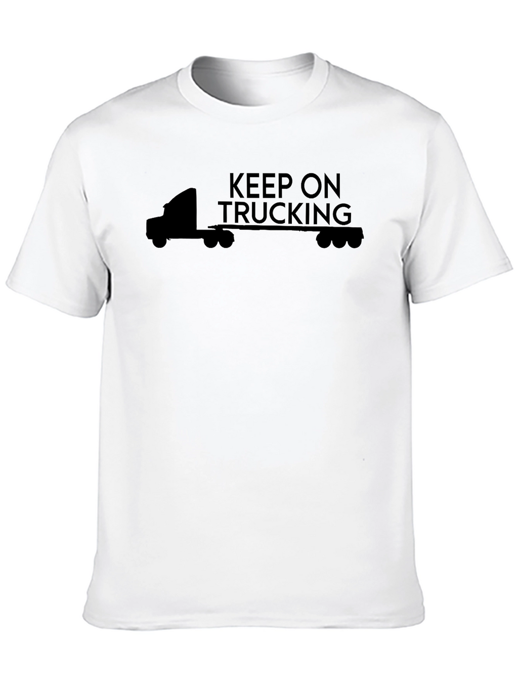 Keep On Trucking Graphic T-Shirt - Black