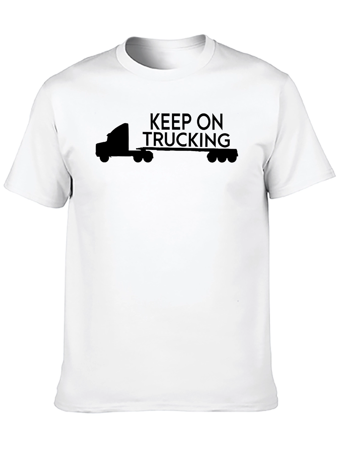 Keep On Trucking Graphic T-Shirt - Black