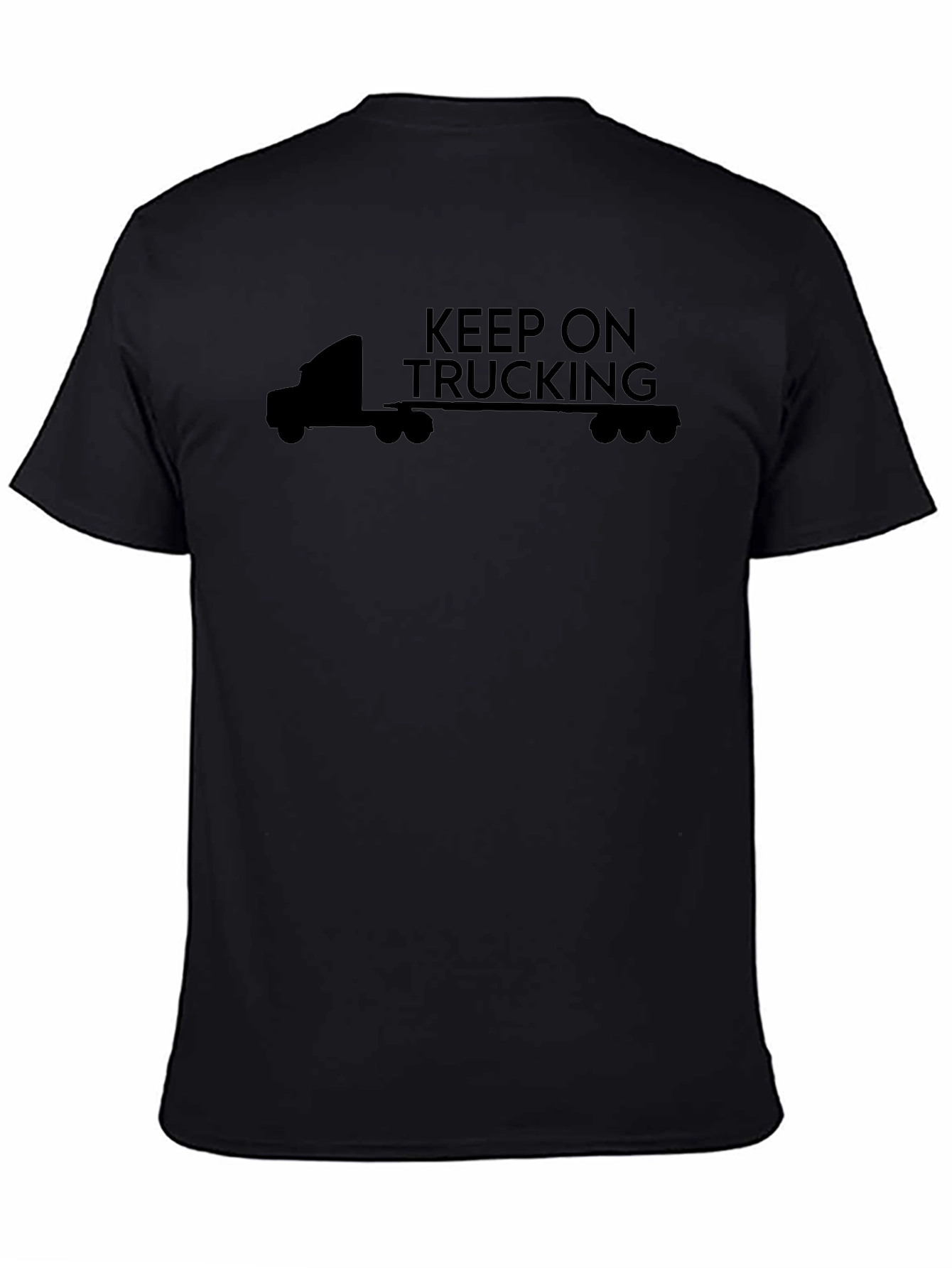 Keep On Trucking Graphic T-Shirt - Black