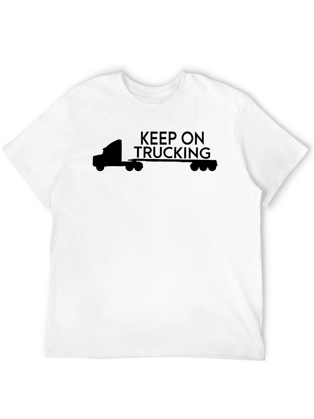 Keep On Trucking Graphic T-Shirt - Black