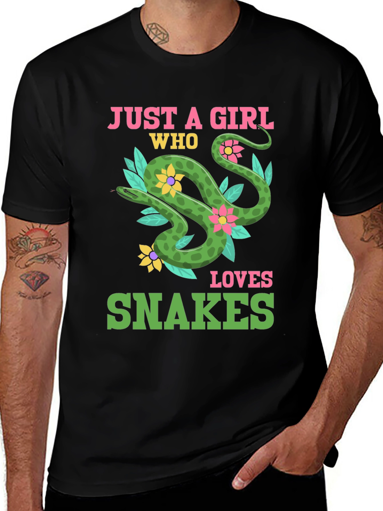 Just A Girl Who Loves Snakes T-Shirt