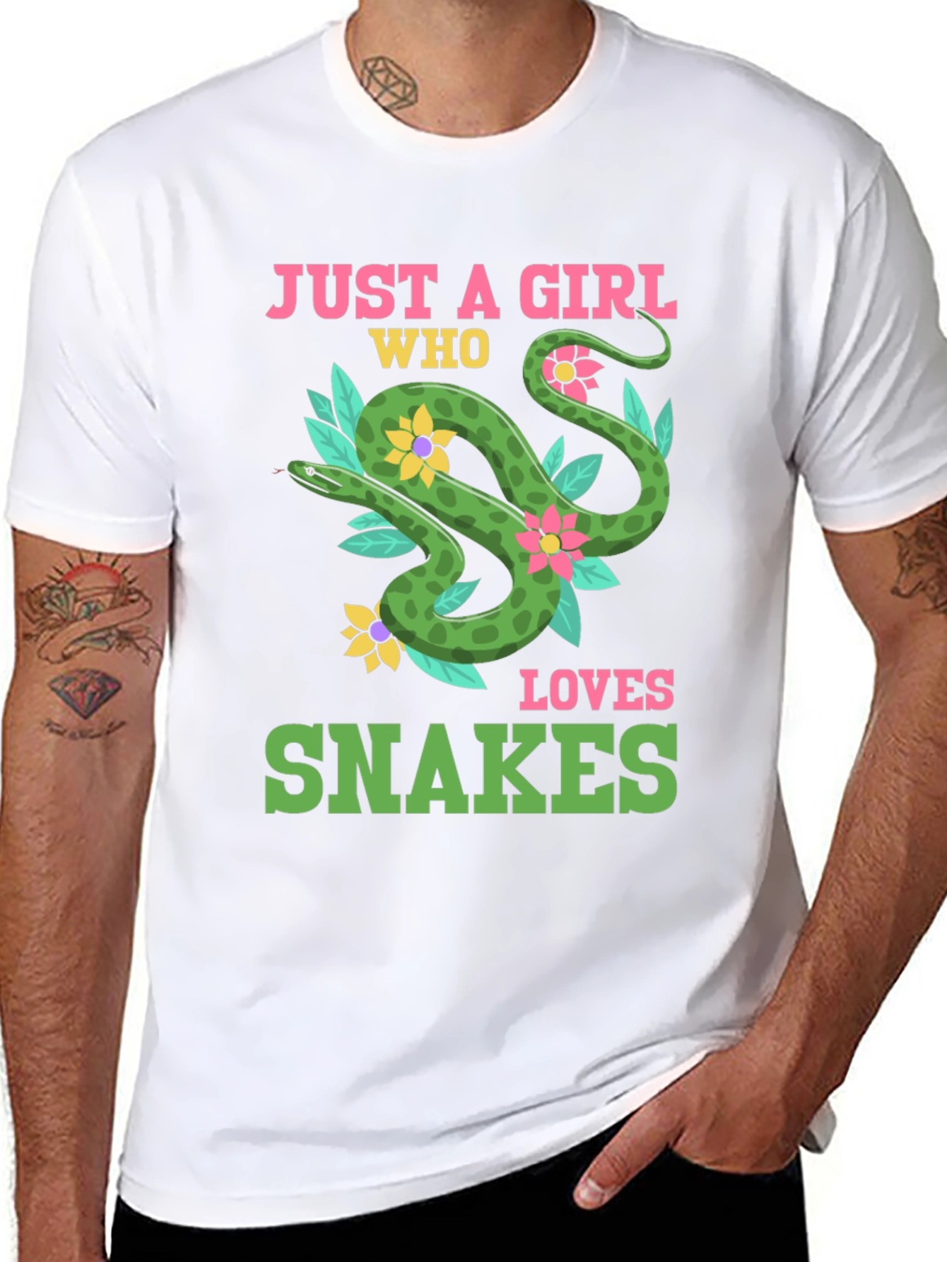 Just A Girl Who Loves Snakes T-Shirt