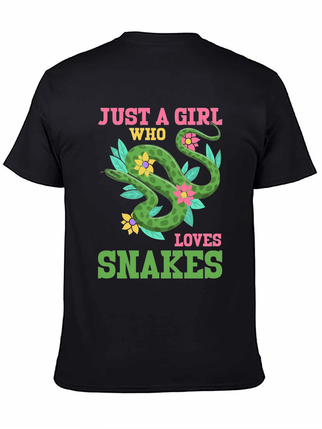 Just A Girl Who Loves Snakes T-Shirt