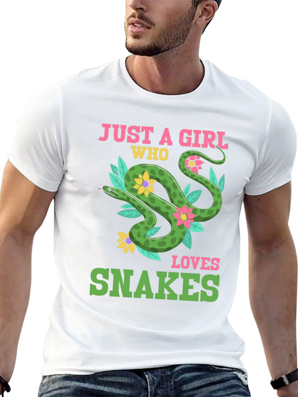 Just A Girl Who Loves Snakes T-Shirt