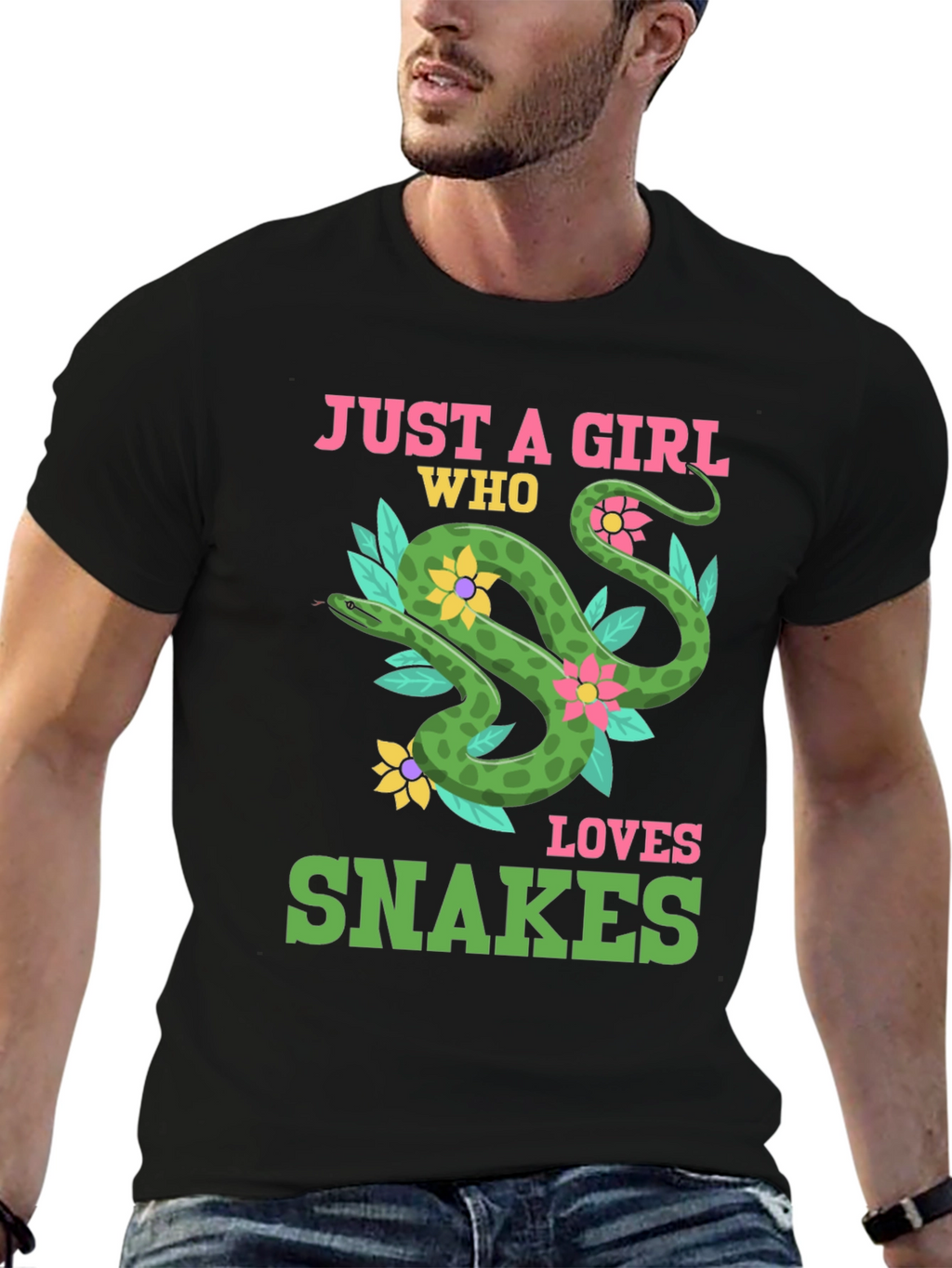 Just A Girl Who Loves Snakes T-Shirt