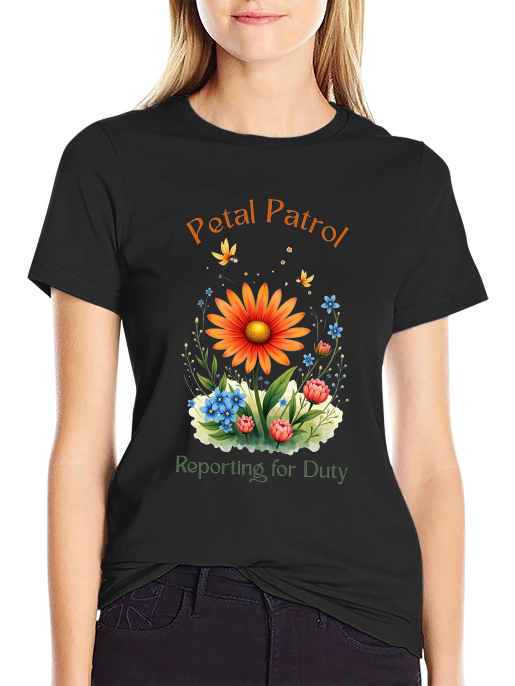 Petal Patrol T-Shirt - Floral Duty Tee