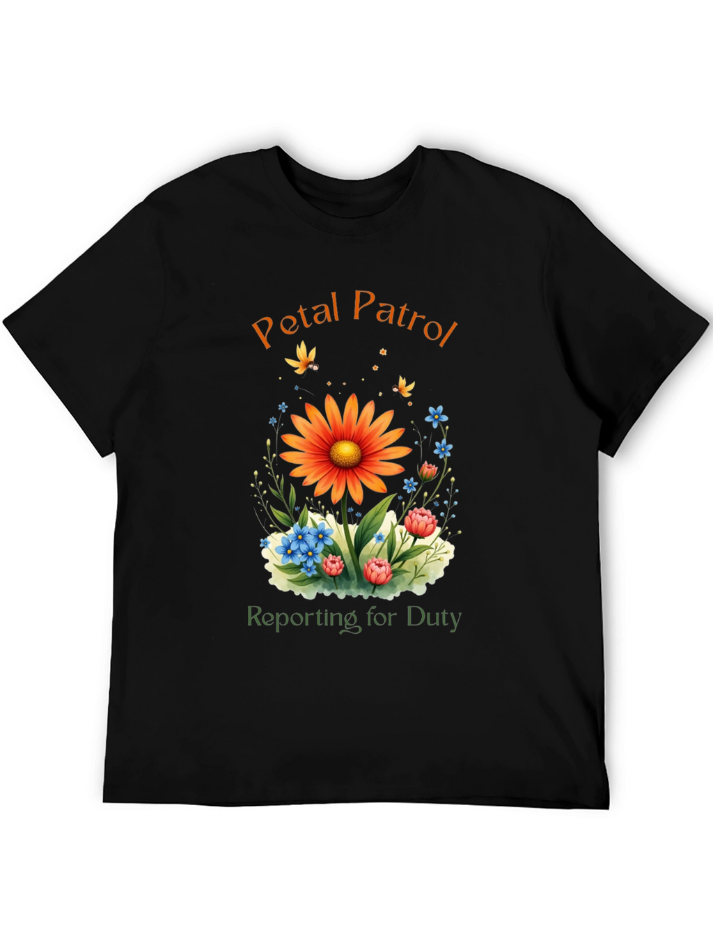 Petal Patrol T-Shirt - Floral Duty Tee