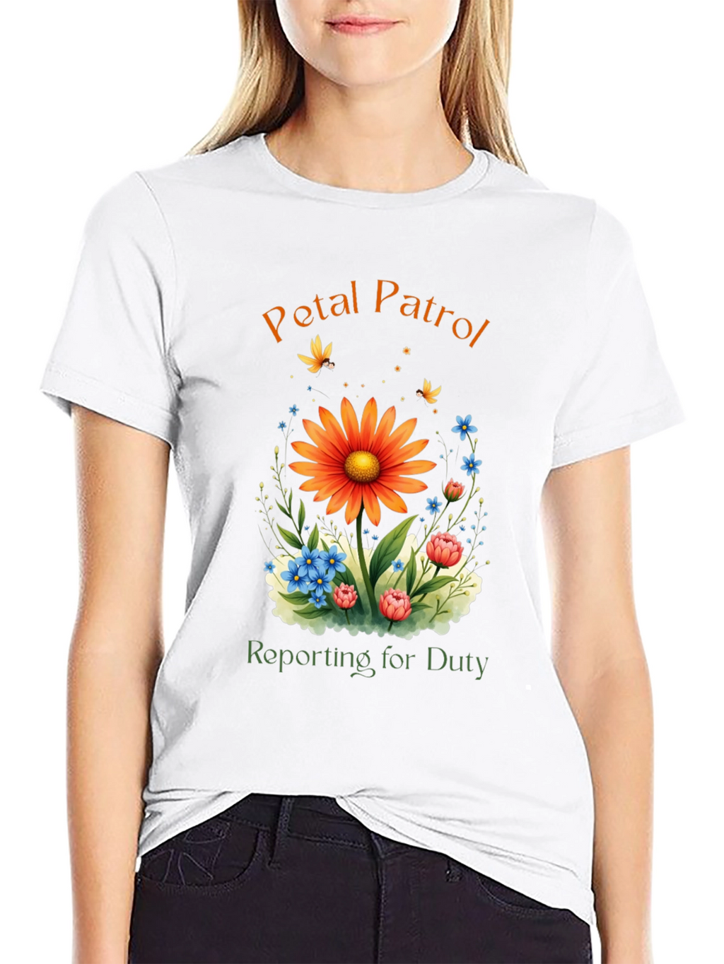 Petal Patrol T-Shirt - Floral Duty Tee