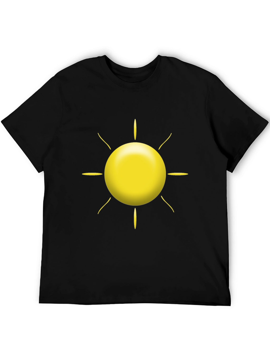 Sunshine Graphic Tee - Black Cotton Blend